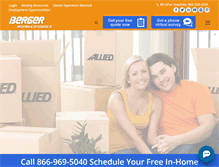Tablet Screenshot of bergerallied.com